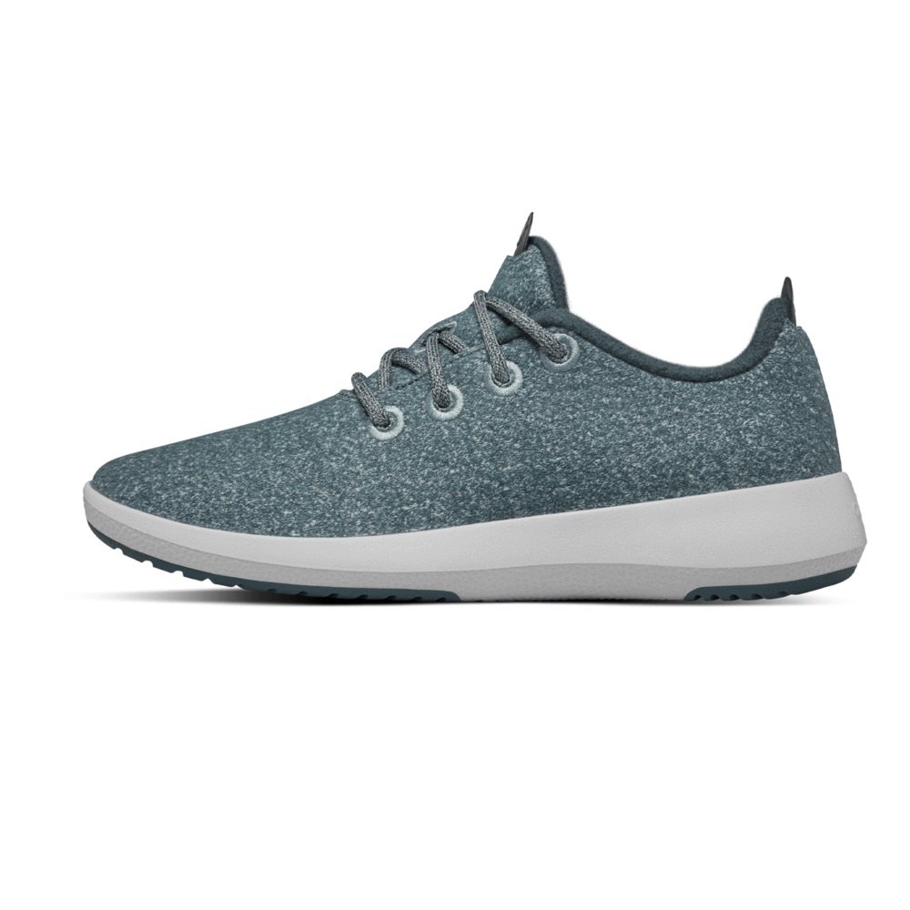 Allbirds Women\'s Wool Runner Mizzles - Sneakers Light Grey - IAC340895